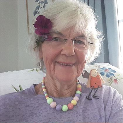 Helen, a happy Cotton Tree Audiology client